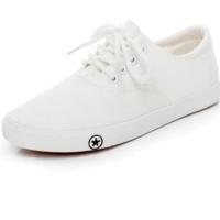 ราคา รองเท้าผ้าใบสีขาว เบอร์ 38 (165711459)