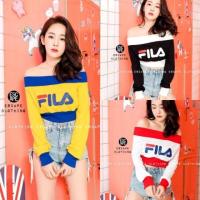 ราคา ❤️ เสื้อ เปิดไหล่ fila ของเข้าใหม่ รีบสอย ฮิตสุดจัดปลัดบอก (1687091218)