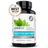 ราคา เอนไซม์ ช่วยย่อยอาหาร โปรไบโอติก Zenwise Health, Daily Digestive Enzymes with Prebiotics + Probiotics, 180 VCapsules (7781824378)