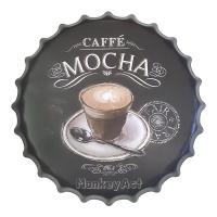 ราคา ป้ายสังกะสีวินเทจ Mocha (ฝาจีบ) (1386276741)
