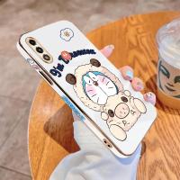 ราคา เคสโทรศัพท์มือถือแบบนิ่ม TPU ลายการ์ตูนโดราเอมอน แมว แกะ น่ารัก พร้อมสายคล้อง หรูหรา สําหรับ Motorola Moto E7 E7i Power E7 Play E6s 2020 Edge 20 (21026217747)