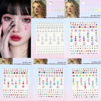ราคา Self กาว Fairy Beauty เพชรที่มีสีสันขนาดผสม Body Brow แต่งหน้า 3D Face Jewels Facial Rhinestone สติกเกอร์คริสตัล Tattoo (43760335828)
