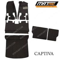 ราคา MatPro พรมปูพื้นเข้ารูป5D 6D Premium Fitted Leather Car Mats สำหรับรถรุ่น Chevrolet CAPTIVA 5ที่นั่ง ปี2020 (9529920205)