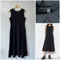 ราคา Uniqlo เดรสสีดำแขนกุด AIRism เดรสญี่ปุ่นมืองสอง (28882430546)