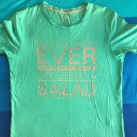ราคา (พร้อมส่ง มือสอง ของแท้) เสื้อยืดคอกลม ESPRIT สีเขียวมินต์ (996087599)