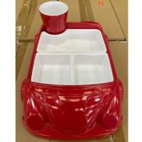 ราคา ซุปเปอร์แวร์ ถาดหลุมรูปรถ+แก้วน้ำ (4533545675)