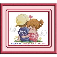 ราคา ลดราคา❗❗ ครอสติช พร้อมส่ง crossstitch DIY ขนาดภาพเผื่อกรอบกรอบ ชุดอุปกรณ์งานฝีมือปักครอสติชครบชุด ครอสติซ ครอสติส L-622 (3633811472)