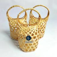 ราคา ชะลอมหูหิ้ว 1 ใบ ขนาด 4 นิ้ว ทรงกระบอก ชะลอมใส่ไข่เค็ม ชะลอมไม้ไผ่จักสาน ชะลอมหิ้วขนาดเล็ก ตะกร้าหวาย กระเช้าของฝาก (27910541298)