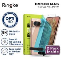 ราคา Ringke กระจกนิรภัย Google Pixel 8 Pro Pixel 8 ป้องกันรอยขีดข่วน (42905719775)