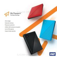 ราคา WD My Passport 2TB ฮาร์ดดิสก์พกพา HDD USB3.0 External Hard Disk 2.5 นิ้ว ฮาร์ดไดรฟ์คุณภาพสูง รับประกัน 3 ปี (29837245164)