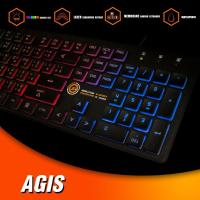 ราคา Neolution E-Sport AGIS Keyboard Gaming Rainbow Black รับประกัน 1 ปี (1953287096)