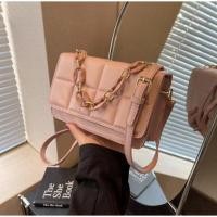 ราคา กระเป๋าสะพายไหล่ พร้อมส่ง สีชมพู (22569899996)