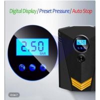 ราคา รถแบบพกพาคอมเพรสเซอร์อากาศ DC 12V ดิจิตอล Inflator ปั๊มลม๑๕๐ PSI ปั๊มลมอัตโนมัติสำหรับรถจักรยานยนต์รถยนต์ LED ปั๊มยางแสง (10151735289)