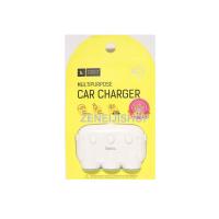 ราคา Hoco Car Charger ช่องจุดบุหรี่ 3 ช่อง พร้อม USB 2 ช่อง รุ่น C1 (สีขาว) (2647731874)