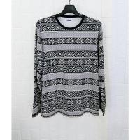 ราคา OLD NAVY แท้ อก42 เสื้อยืดคอกลมแขนยาวลายคลาสสิกสปอต (28003064380)