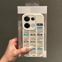 ราคา Creative 2026 ปฏิทินลิ้นจี่เนื้อเคสโทรศัพท์สําหรับ Mi POCO X7 X6 F5 X5 M6 F6 F7 Pro Mi 15T 14T 13T 15 13 Pro Cover (56153115459)