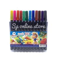 ราคา ปากกาสีน้ำ สีเมจิก H-88 ตราม้า 12 สี / 24 สี (12154793848)