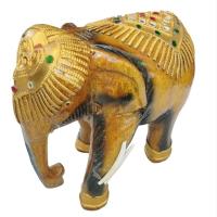 ราคา ช้างไม้แกะสลัก เดินเส้น งวงลง ช้างแก้บน เป็นไม้ สูง 3 นิ้ว ยาว 10 ซ.ม. แกะสลักจากไม้ ลงสีเดินเส้น สวยงาม แฮนด์เมด. (26826529441)