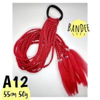 ราคา แฮร์พีช ไหมถักผมสีแดง ไหมไฟเบอร์ ไหมสำเร็จรูป ไหมถักเปียผม สีแดง (พร้อมส่ง) #1 (22712904968)