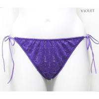 ราคา Annebra กางเกงใน ทรงจีสตริง ผ้าลูกไม้ G-String Panty รุ่น AU3-757 สีม่วง,สีขาว (4258238474)