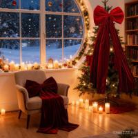 ราคา จี้โบว์คริสต์มาสขนาดใหญ่|ต้นคริสต์มาสตกแต่งสร้างสรรค์|จี้ต้นคริสต์มาสโบว์แดงไวน์ (52551767824)