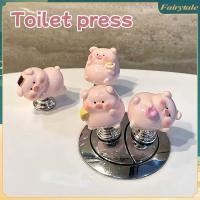 ราคา ❀ Wyctin ปุ่มกดชักโครกน่ารัก 1 ชิ้น ปุ่มกดชักโครกแบบกด ฝาปิดชักโครก ปุ่มกดชักโครกแบบกด ที่จับฝาชักโครก (54052188061)