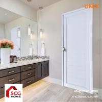 ราคา UNIX ประตูห้องน้ำ UPVC พร้อมวงกบ รุ่น BR1 ขนาด 70x200 ซม. (28032415897)
