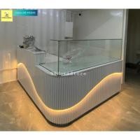 ราคา 99HomeStore เคาเตอร์บาร์/เคาเตอร์ต้อนรับ ตัวแอล ก80*ย200/240*ส90 (22820233228)