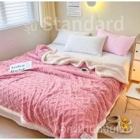 ราคา ผ้าห่มขนแกะ ขนาด8ฟุต 200x230 cm หนาสองชั้น รุ่น Standard (21486850200)