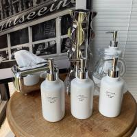 ราคา Chansuay - จานสวย ขวดเซรามิคสีขาว สำหรับใส่สบู่ ยาสระผม ครีมนวด แบบรีฟิล♻️ ตัวขวดจะเป็นเซรามิค สีขาวดูสะอาดตา (17937227851)