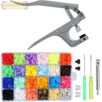 ราคา ชุด T5 Snap Fasteners 240 ชิ้น พร้อมเครื่องมือคีบ ขนาด 12 มิลลิเมตร หลากหลายสีถึง 24 สี SHOPTKC7591 (43874505557)
