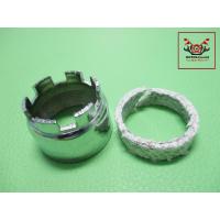 ราคา YAMAHA CHAPPY LB50 LB80 -- CONNECTING JOINT "CHROME" & GASKET SET // เกลียวคอท่อ สีชุบ และ ปะเก็นคอท่อ (23479775926)