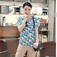 ราคา เสื้อใส่เที่ยว ทำงาน ป้าย Lawyer งานซาร่า สีฟ้าขาว (5203367044)