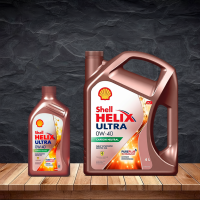 ราคา Shell helix ULTRA 0W-40 เบนซิน เกรดสังเคราะห์100% ( เลือก 4L / 4+1L ) (46903369963)