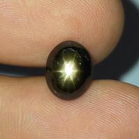 ราคา พลอย แบล็ค สตาร์ แซฟไฟร์ ดิบ ธรรมชาติ แท้ ( Unheated Natural Black Star Sapphire ) หนัก 3.78 กะรัต (22918645318)