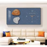 ราคา นาฬิกาติดผนังภาพจิตรกรรมฝาผนัง นาฬิกาติดผนังภาพจิตรกรรมฝาผนัง โมเดิร์นเรียบง่ายโต๊ะอาหารนาฬิกาแขวน นาฬิกาตกแต่งห้องนั่งเ (26720694432)