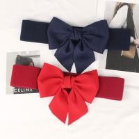 ราคา เข็มขัดยางยืดกว้างผู้หญิง Bow Girdle อุปกรณ์แฟชั่นสำหรับสตรี (58052115626)