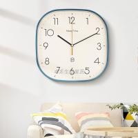 ราคา นาฬิกาแขวนผนังทรงสี่เหลี่ยม INS นาฬิกาแขวนผนังแฟชั่นสำหรับใช้ในบ้านนาฬิกาแขวนแบบแขวนที่เรียบง่ายทัน (28962824235)