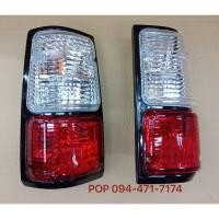 ราคา ไฟท้าย tfr TFR isuzu มังกรทอง ขาวแดง เพชร ไฟท้ายแต่งรถยนต์ ISUZU TFR ขาวแดงลายเพชร ปี89-95 DEPO (3745937250)