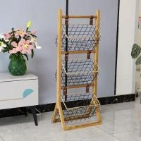 ราคา ชั้นวางของตั้งพื้นแบบสร้างสรรค์ ชั้นวางของไม้เนื้อแข็ง ชั้นวางของในครัวเรือน ชั้นวางของเล่น ชั้นวางหนังสือ (40811116140)