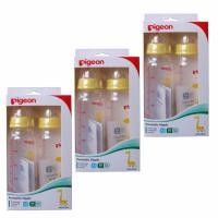 ราคา Pigeon ขวดนม RPP ลายยีราฟ ขนาด 8 oz. แพ็ค 6 ขวดพร้อมจุกเสมือนนมมารดา รุ่นมินิ ไซส์ M (389559375)