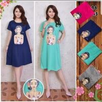 ราคา CHAN CHAN GIRL DS1 DRESS TUNIC/LONG DRESS/BLOUSE/LONG BLOUSE/ชุดสตรี (27265270509)