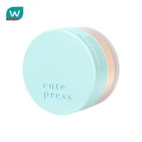 ราคา Cute Press คิวท์เพรส ไฮบริด เวทเลส เบลอร์ริ่ง ลูส พาวเดอร์ SPF15 PA+++ 10ก. ทรานสลูเซนท์ (29735203794)
