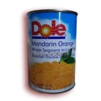 ราคา ส้มแมนดารินในน้ำเชื่อม โดล Dole Mandarin Orange Whole Segment in Light Syrup ขนาด 425 กรัม (16260789345)