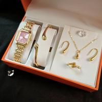 ราคา Flow Square Quartz นาฬิกาแฟชั่นสายเหล็ก 25.12.16 (54853158771)