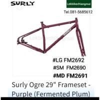 ราคา SURLY OGRE 29"x18" Frameset - Purple (Fermented Plum) (24823838681)