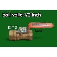 ราคา Stop valve thread ball vallve kitz japan 1/2 นิ้ว (25285151457)