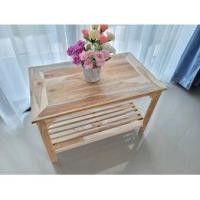 ราคา โต๊ะกลางโซฟาโต๊ะวางทีวีไม้สักแท้​ (8122846470)