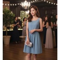 ราคา เดรสยีนส์แขนกุด เดรสสั้น เดรสยีนส์ ชุดยีนส์ (53953801984)