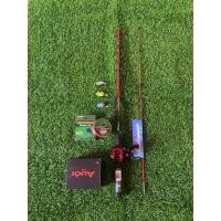 ราคา ชุดรอก+คันฟายเบริด์ 5.5 ฟุต(คันสีน้ำเงิน) (16195060581)